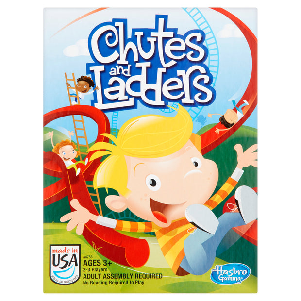 Chutes and Ladders Classic Family Board Game, Ages 3 and up